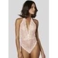 LASCANA Body 'Antonella' cream Gr. 42 für Damen. Mit Neckholder. Ohne Bügel. Figurbetont