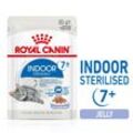 ROYAL CANIN INDOOR 7+ Sterilised in Gelee Nassfutter für Wohnungskatzen ab 7 Jahren 48x85g