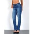 ESRA Straight-Jeans G700 High Waist Straight Fit Jeans Damen