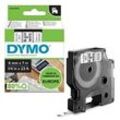 DYMO Schriftband D1 43613 S0720780, 6 mm schwarz auf weiß