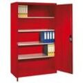 CP Stahlschrank C 2000 Acurado 9480-000 S10823 feuerrot 120,0 x 50,0 x 195,0 cm, aufgebaut