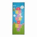 relaxdays Spielteppich Hüpfspiel blau/bunt 70,0 x 180,0 cm