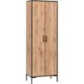 MÖBELPARTNER Aktenschrank 2000, 701511 landhaus-eiche 4 Fachböden 65,2 x 39,0 x 194,2 cm