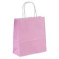 50 VP Papier-Tragetaschen Toptwist pink 19,0 x 21,0 cm