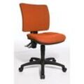 Topstar Bürostuhl U50, 8070 BC4 Stoff orange, Gestell schwarz