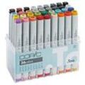 COPIC® Classic Layoutmarker-Set farbsortiert 1,0 + 6,0 mm, 36 St.