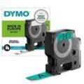 DYMO Schriftband D1 S0720890, 19 mm schwarz auf grün