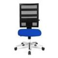 Topstar Bürostuhl X-Pander, 9590T380 Stoff blau, Gestell alu