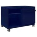 BISLEY Note™ Caddy Rollcontainer oxfordblau 2 Auszüge 80,0 x 49,0 x 56,3 cm