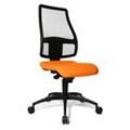 Topstar Bürostuhl Syncro Net, SN100 T34 Stoff orange, Gestell schwarz