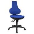 Topstar Bürostuhl Ergo Point® SY, EP02BB6 Stoff blau, Gestell schwarz