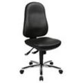 Topstar Bürostuhl Support® SY, 8559 D10 Kunstleder schwarz, Gestell chrom