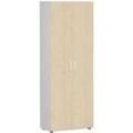 geramöbel Aktenschrank Flex, S-386002-AL lichtgrau, ahorn 5 Fachböden 80,0 x 42,0 x 216,0 cm