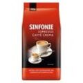 JACOBS SINFONIE ESPRESSO CAFFÈ CREMA Kaffeebohnen, Arabica- und Robustabohnen kräftig, 1,0 kg