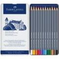 FABER-CASTELL Goldfaber Aqua Aquarellstifte farbsortiert, 12 St.