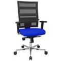 Topstar Bürostuhl Sitness X-Pander Plus, SI959WGT380 Stoff blau, Gestell alu