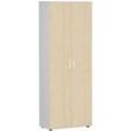 geramöbel Aktenschrank Flex, S-386100-AL lichtgrau, ahorn 5 Fachböden 80,0 x 42,0 x 216,0 cm