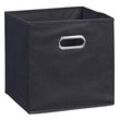 Zeller Aufbewahrungsbox 30,0 l schwarz 32,0 x 32,0 x 32,0 cm