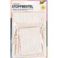 folia Stoffsäckchen mit Motiv Streifen und Punkte 8,0/10,0/13,0 x 10,0/130,/18,0 cm 1 Pack