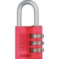 ABUS Vorhängeschloss ABUS 145/30 rot