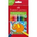 FABER-CASTELL Jumbo Buntstifte farbsortiert, 12 St.