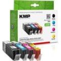 KMP C89V schwarz, cyan, magenta, gelb Druckerpatronen kompatibel zu Canon PGI-550 XL BK, CLI-551 XL C/M/Y, 4er-Set