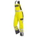 KÜBLER® unisex Warnschutz-Latzhose PSA SAFETY X7 warngelb, anthrazit Größe 98