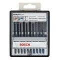 BOSCH Robust Line Wood and Metal Stichsägeblätter-Set 10-teilig