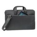 RIVACASE Laptoptasche Central 8251 Kunstfaser grau 8251 GREY bis 44,0 cm (17,3 Zoll)