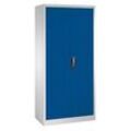 CP Stahlschrank C 2000 Acurado 9280-000 S10743 lichtgrau, enzianblau 93,0 x 50,0 x 195,0 cm, aufgebaut