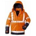 elysee® unisex Warnjacke PHILIPP orange, marine Größe S