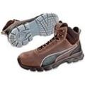 Sicherheitsschuh Puma® Safety Condor Brown Mid, S3 ESD SRC, EN ISO 20345:2011, FAP®-Durchtrittschutz, Stahlkappe, knöchelhoch, braun-schwarz, Größe 46