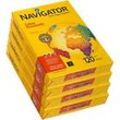 Kopierpapier Navigator Colour Documents, DIN A3, 120 g/m², hochweiß, 1 Karton = 4 x 500 Blatt