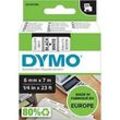 DYMO® Schriftbandkassette D1 43613, 6 mm breit, weiß/schwarz