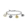 Armband Elements of Nature gold-silber