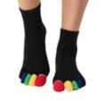 H.I.S Zehensocken schwarz Gr. 35-42 für Damen. Nachhaltig.