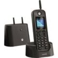 Motorola O201 DECT Schnurloses Telefon analog Freisprechen, Outdoor, wasserdicht, stoßfest Schwarz