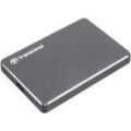 Transcend StoreJet® 25C3N 2 TB Externe Festplatte 6.35 cm (2.5 Zoll) USB 3.2 Gen 1 (USB 3.0) Grau (metallic) TS2TSJ25C3N