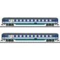 MiniTrix T18255 Persoenenwagen 2er-Set EC Venezia Teil 4 der MÁV-START Venezia Set 4