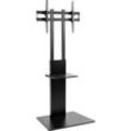 SpeaKa Professional SP-TVS-500 TV-Standfuß Höhenverstellbar 94,0 cm (37) - 203,2 cm (80) Bodenständer, Neigbar, Höhenverstellbar