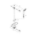 Grohe Euphoria 110 Massage Brausestangenset, Chrom,16l/min, Brausestange 900mm, Ablage, 3 Strahlarten 27226001