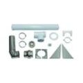 Vaillant Basis-Anschluss-Set 80/125 mm an der Fassade konzentrisch Edelstahl/PP 0020042907