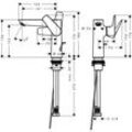 hansgrohe Waschtischmischer 150 Talis E chrom 71754000