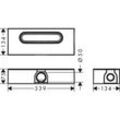 hansgrohe uBox universal GK für Duschrinnen Ablaufgehäuse für Standardinstallation 01001180