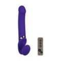 Vibrating Bendable Strap-On - Size L, 34 cm