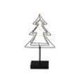 Weihnachtsbaum Metallbaum 10LED schwarz mit Timer