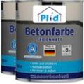 Premium Betonfarbe Bodenbeschichtung Bodenfarbe Sockelfarbe Silbergrau