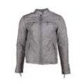 JCC Lederjacke Herren, grau