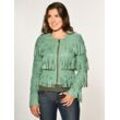 Maze Lederjacke Damen, mint