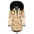 Navahoo Wintermantel Damen, beige